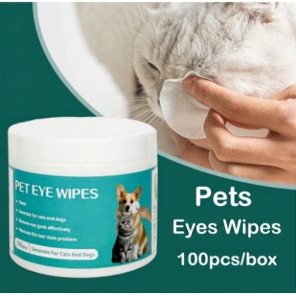 Pet Eye Wipes for Dogs & Cats