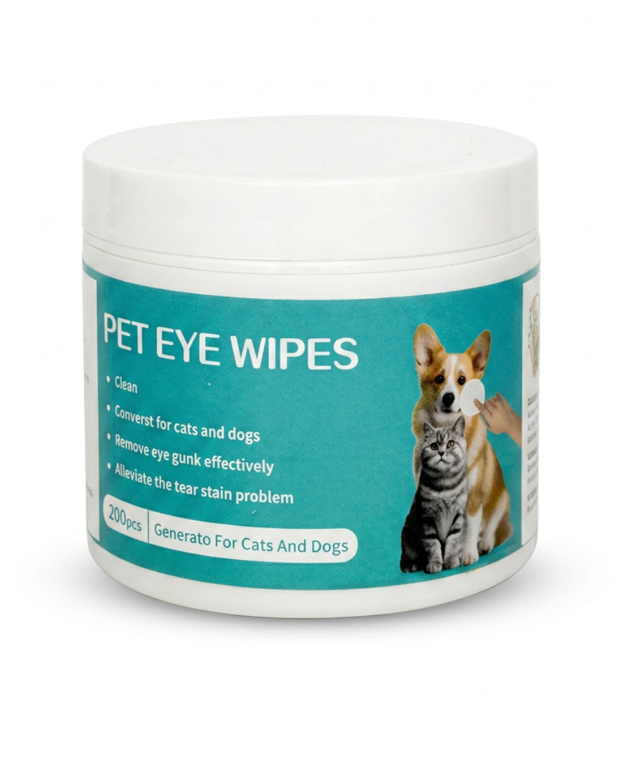 Pet Eye Wipes for Dogs & Cats