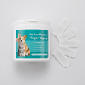 Pet Ear Cleaning Wipes Finger Stall