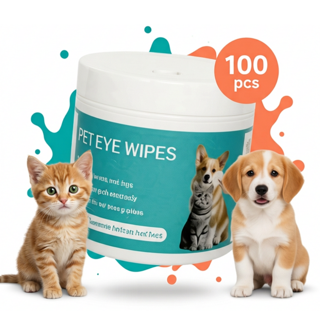 Pet Eye Wipes for Dogs & Cats