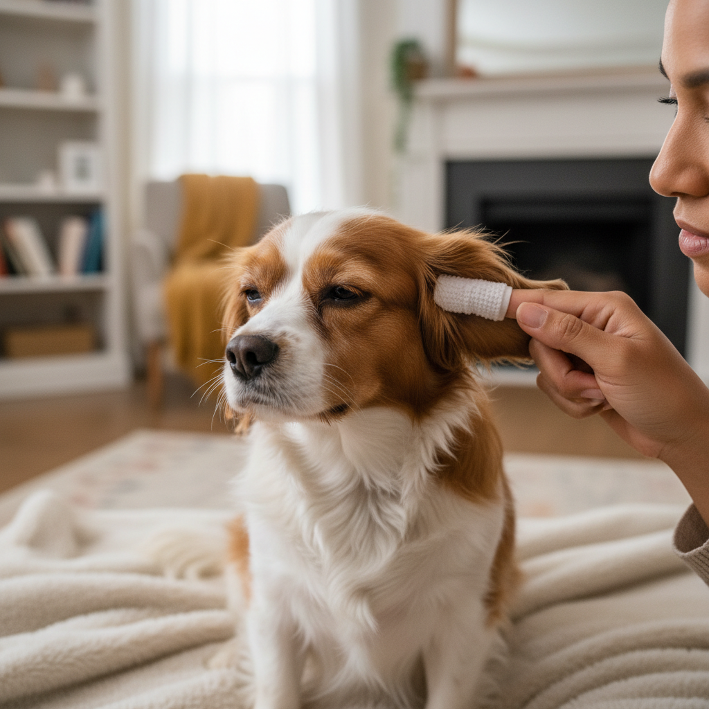 Pet Ear Cleaning Wipes Finger Stall
